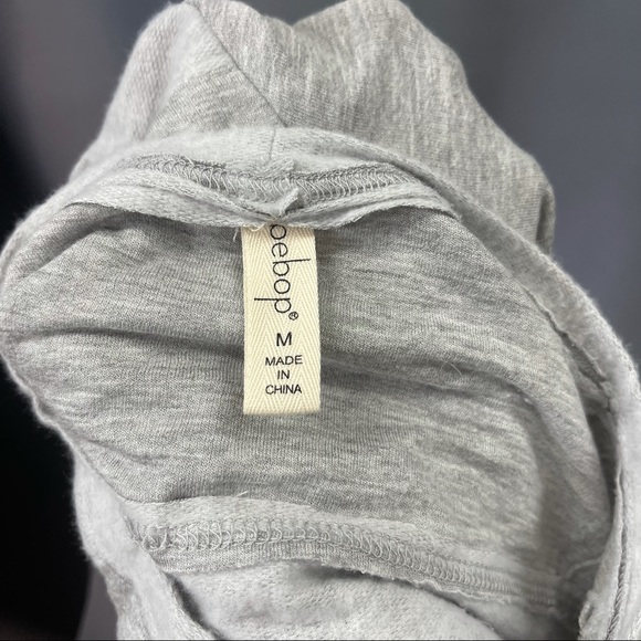 BeBop - Grey soft sweater dress with front pocket - Picture 5 of 5